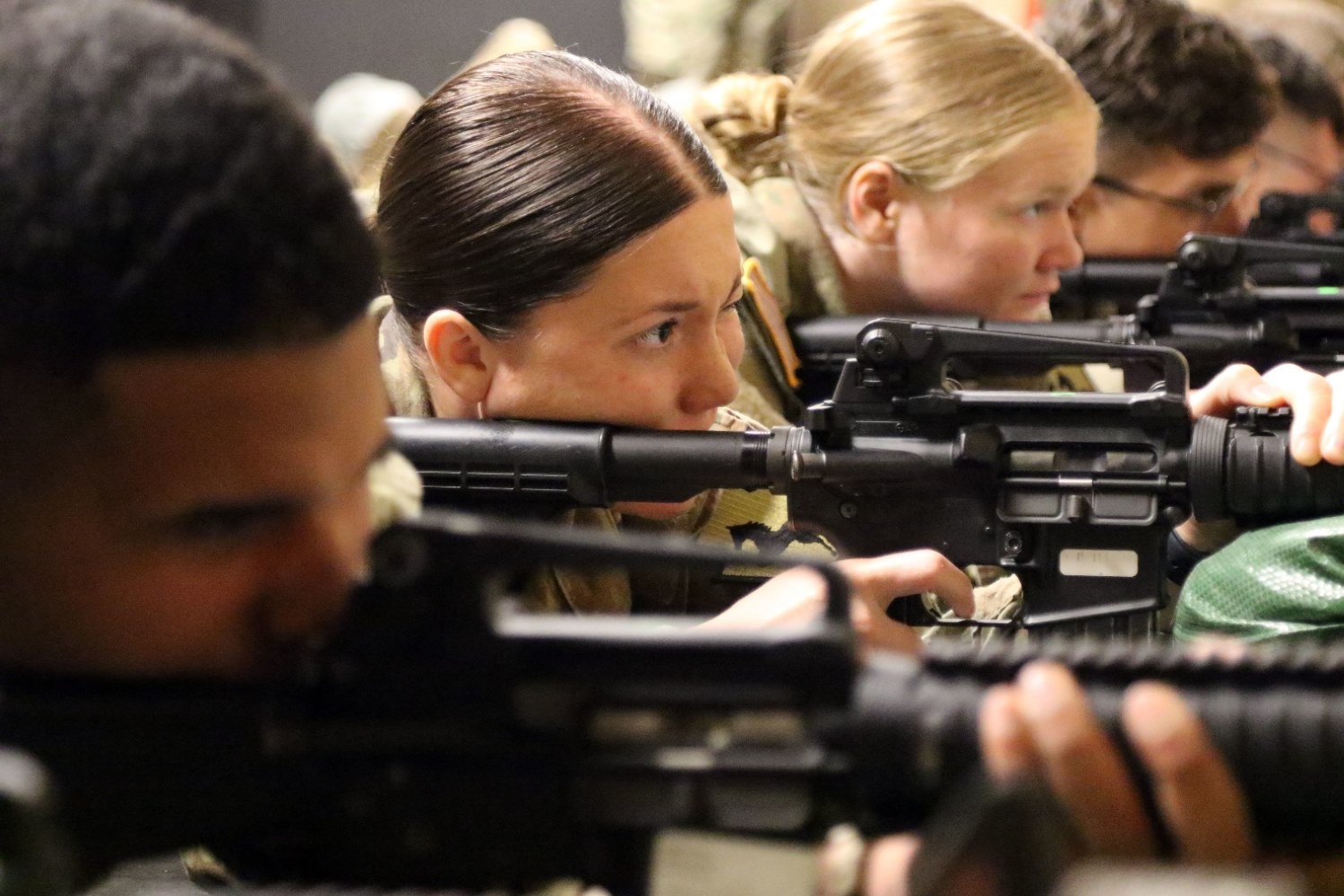 Soldiers participated in an intensive training exercise