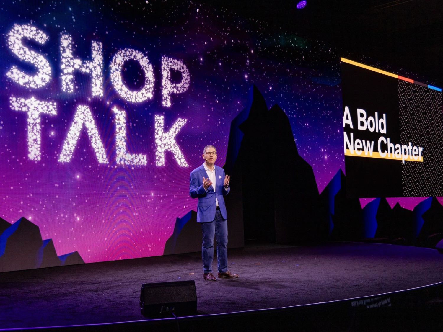 Macy's executive in a conference