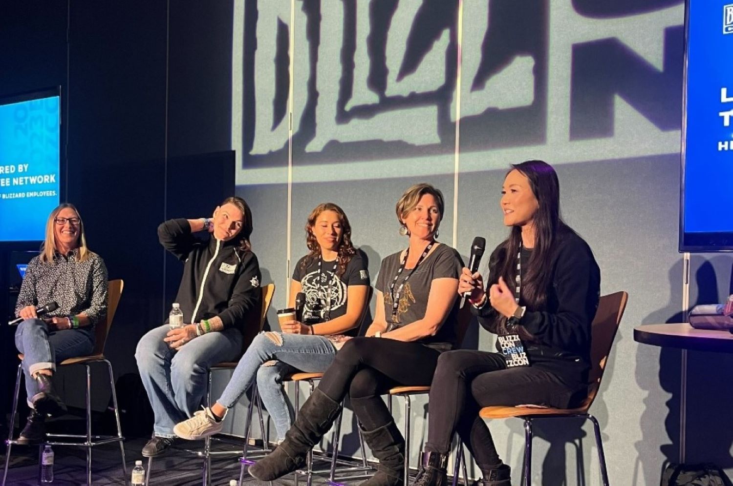Blizzard executives in an seminar