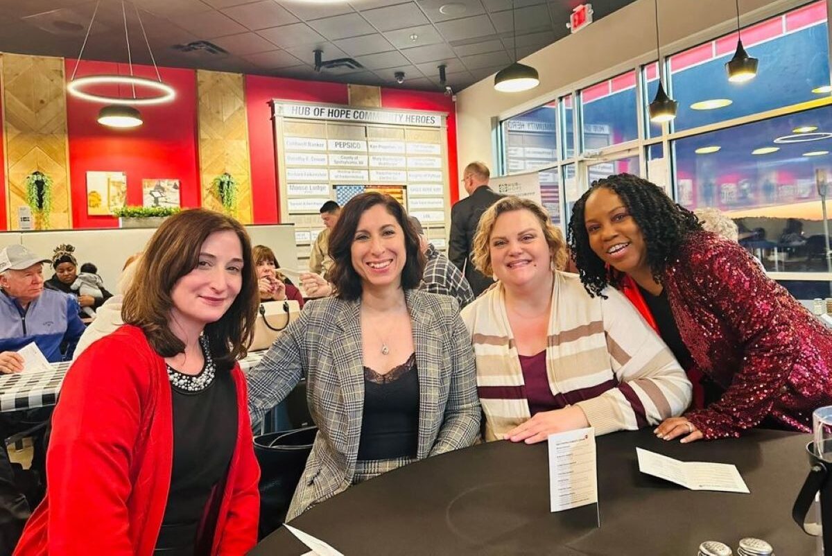 Latasha Brooks with fellow small business owners
