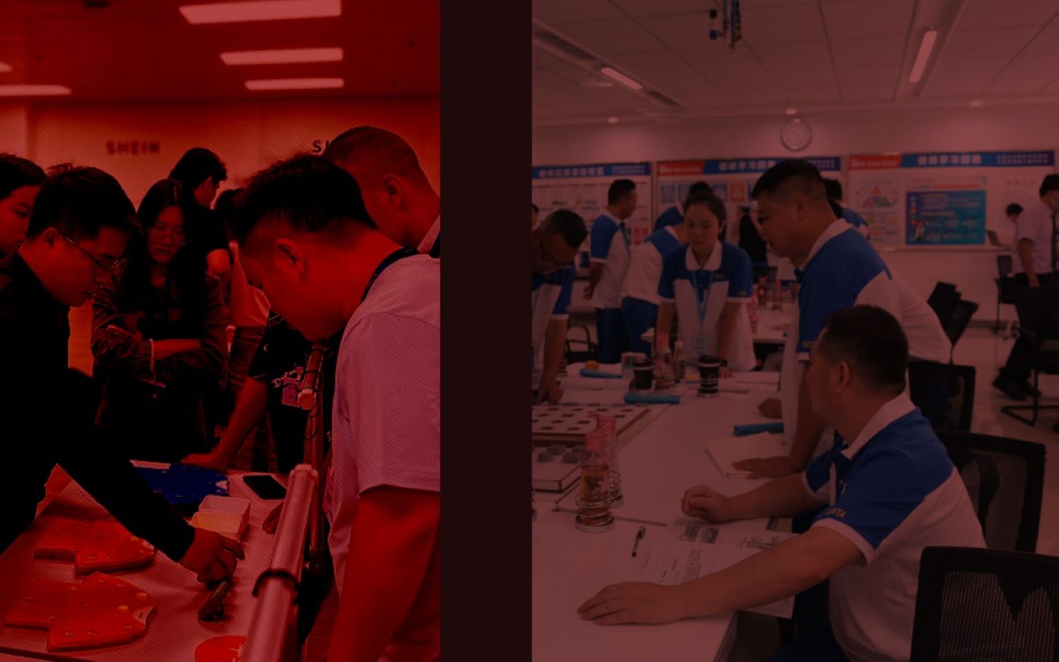 SHEIN staff working in a lab