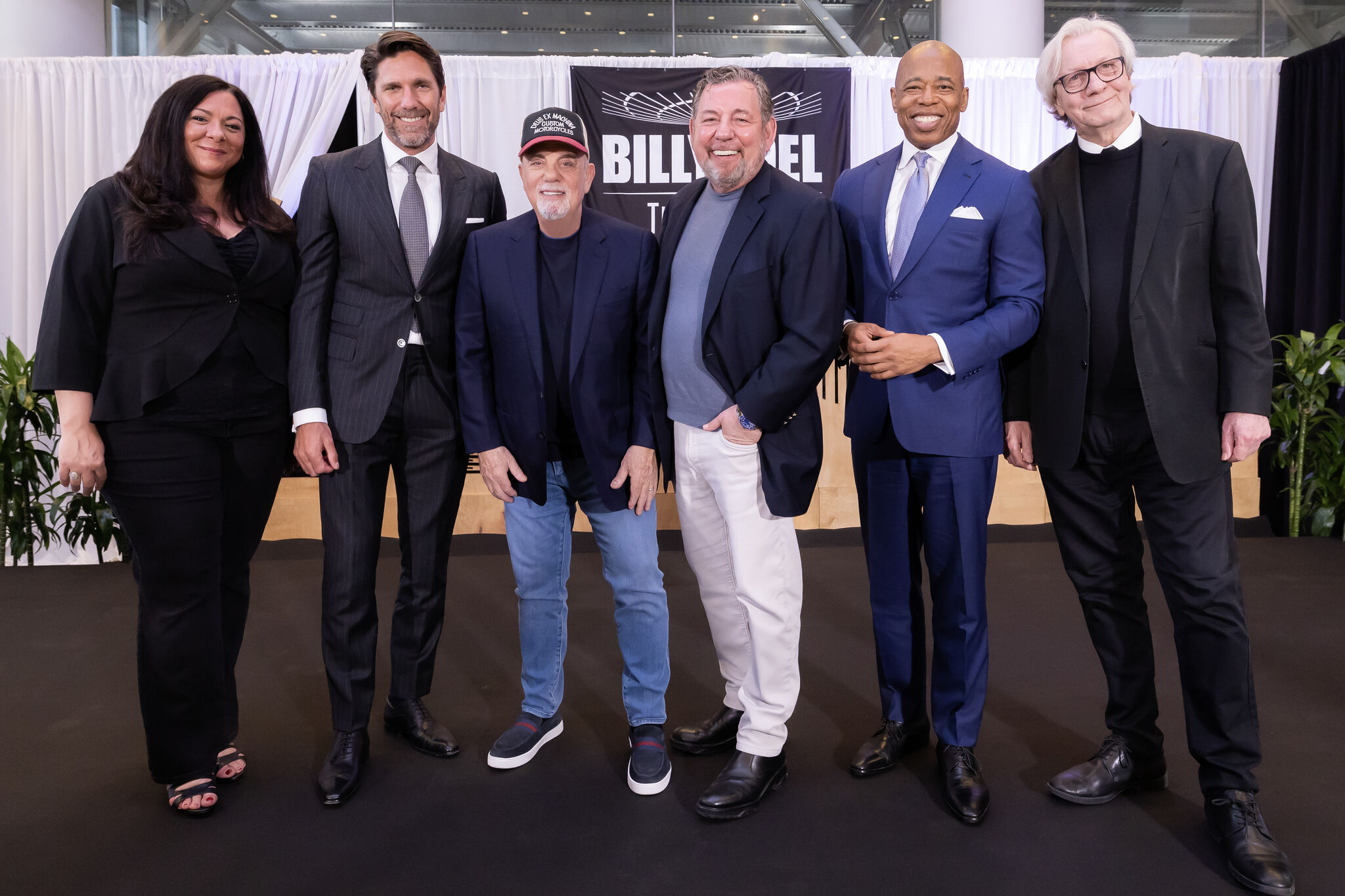 The Vegas sphere owner James Dolan in an event with New York mayor