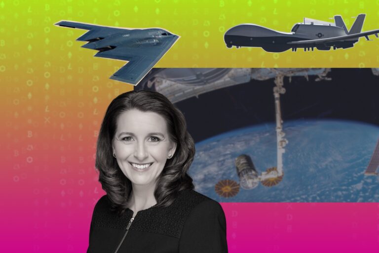 Northrop Grumman CEO and the B2 Bomber showcase