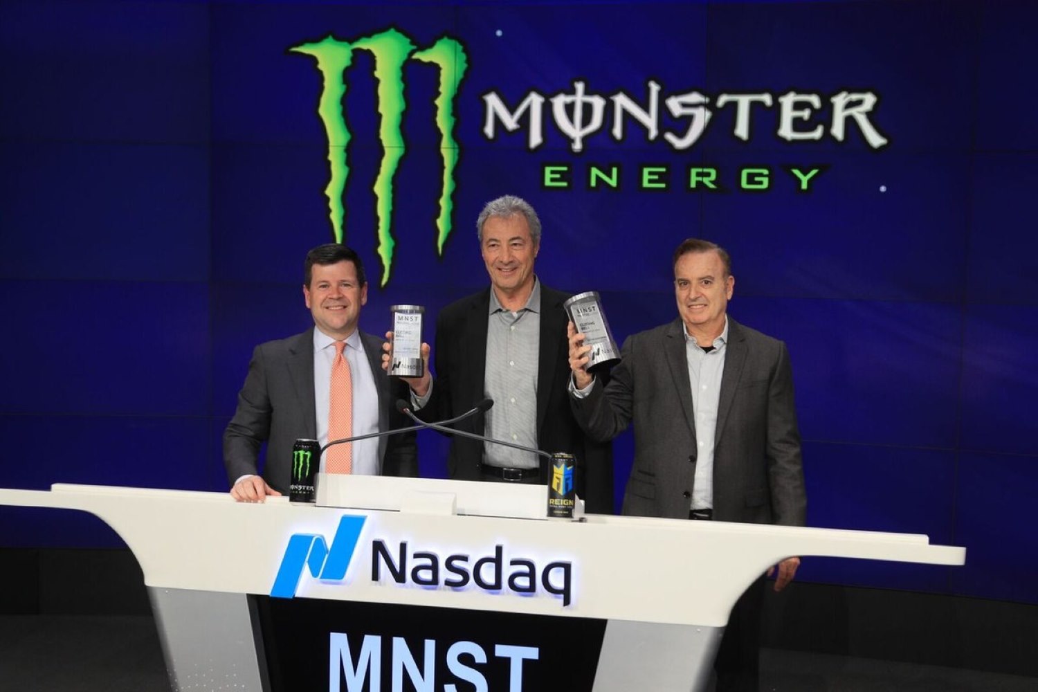 Monster energy at Nasdaq
