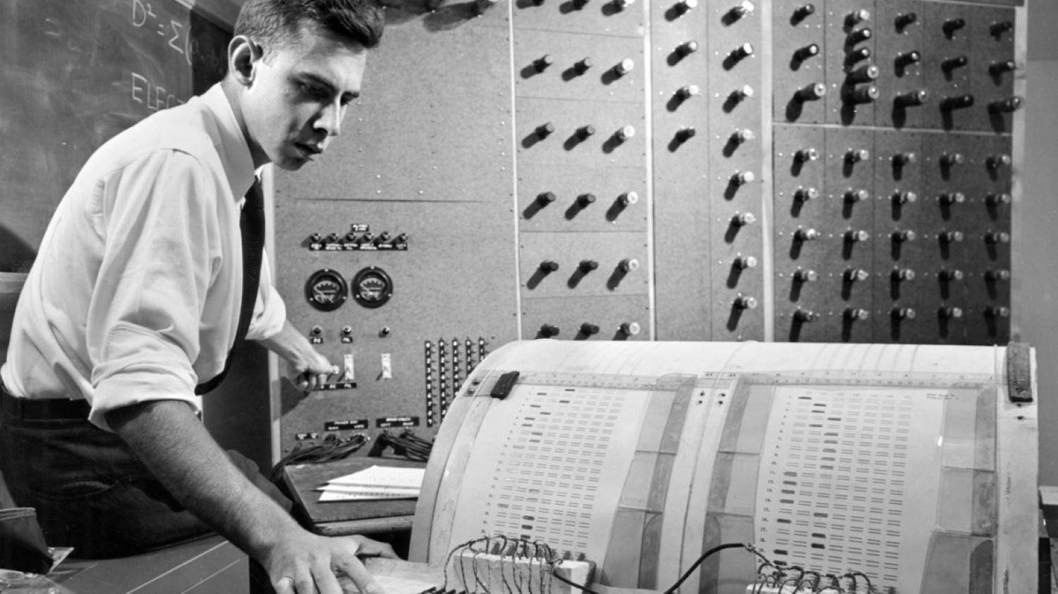 Frank Rosenblatt and his computer