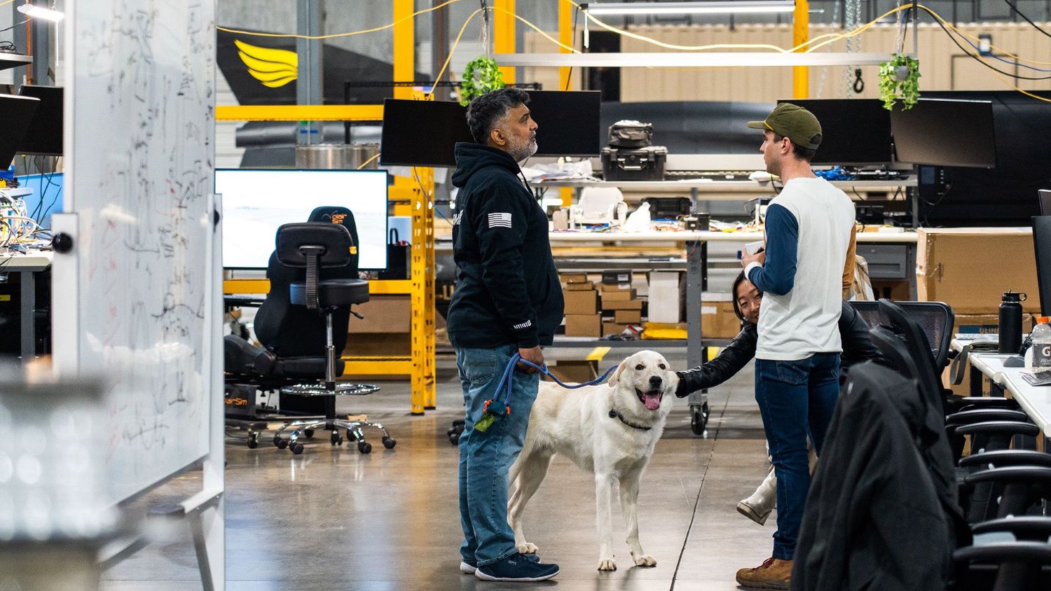 Hermeus design engineers collaborate on the project