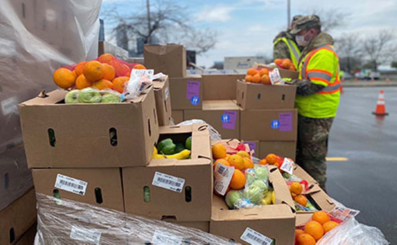 Fresh food for those is in need in Cleveland.
