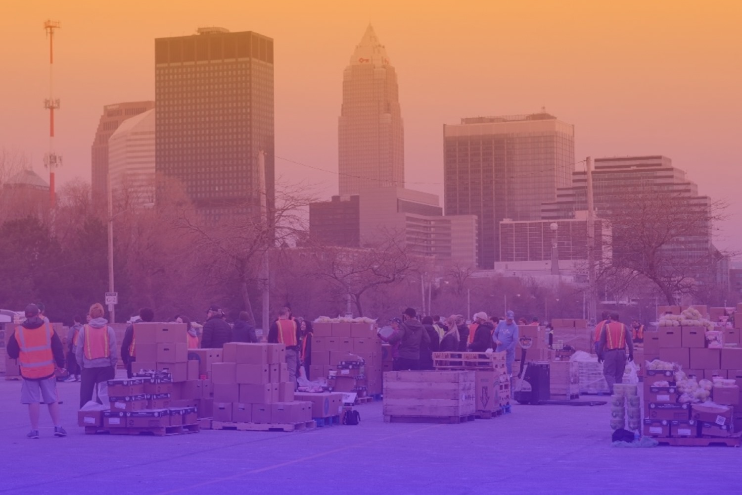 Cleveland food aid