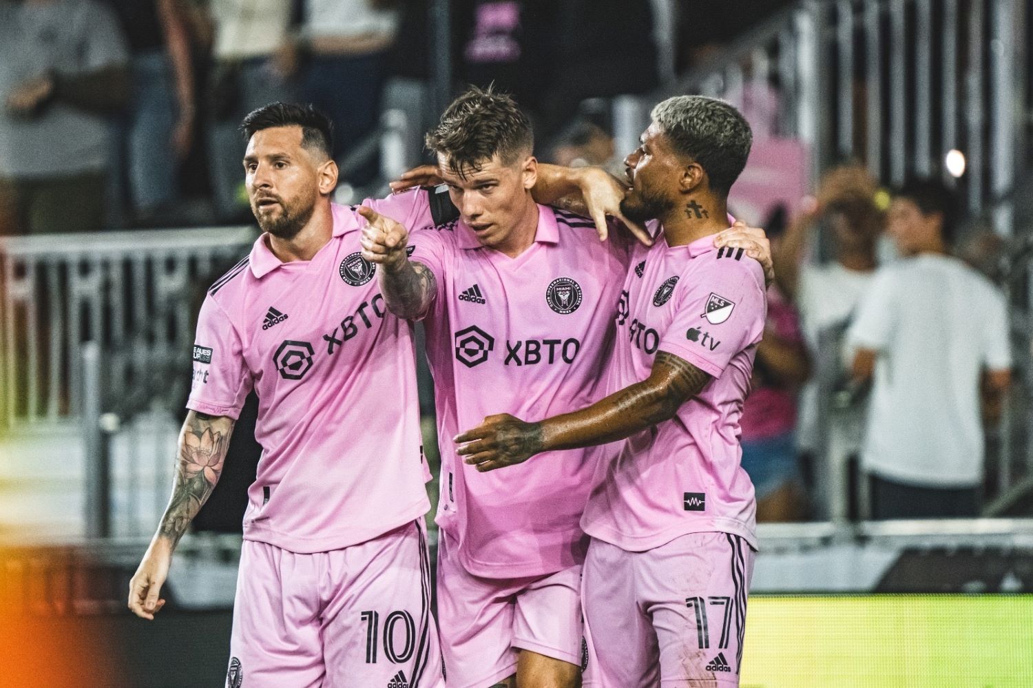 Inter Miami team in a match