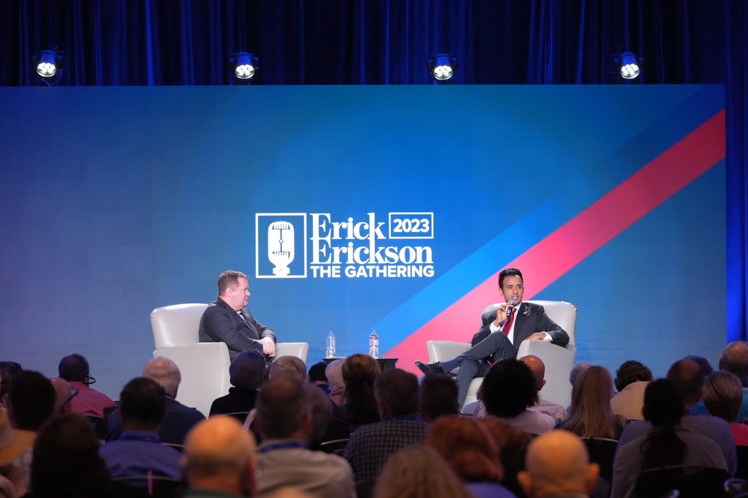 Vivek Ramaswamy is in a seminar