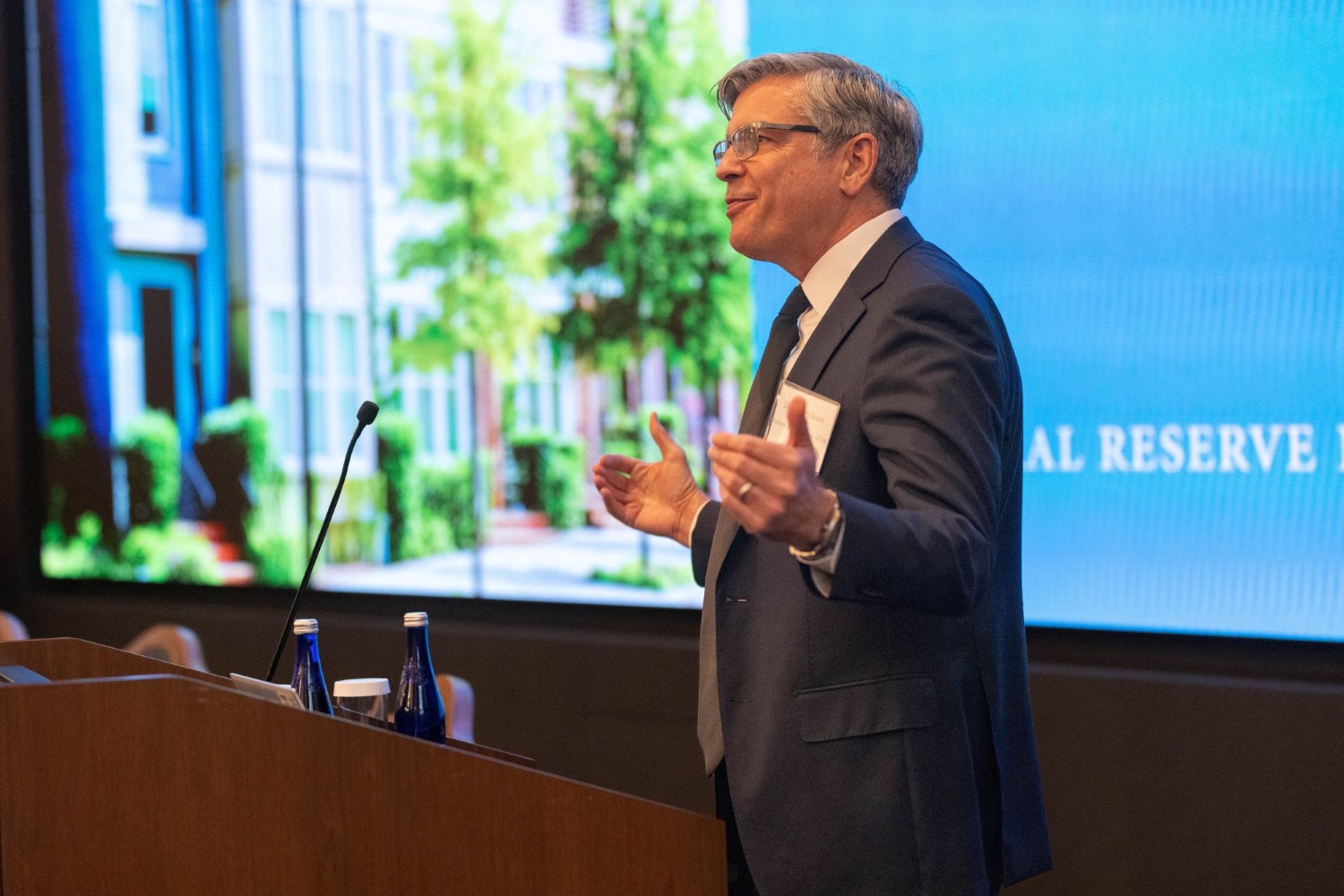 Federal Reserve Bank of New York President is giving a speech