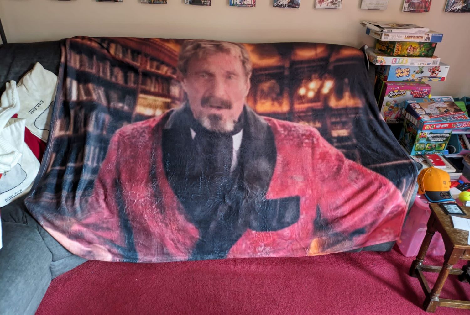 John McAfee sheets