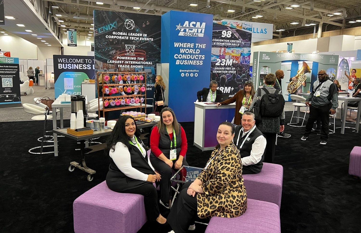 ASM Global staff present at the event