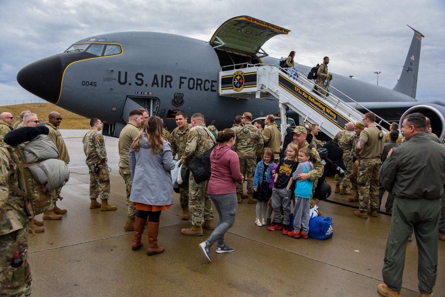 Soldiers and their families