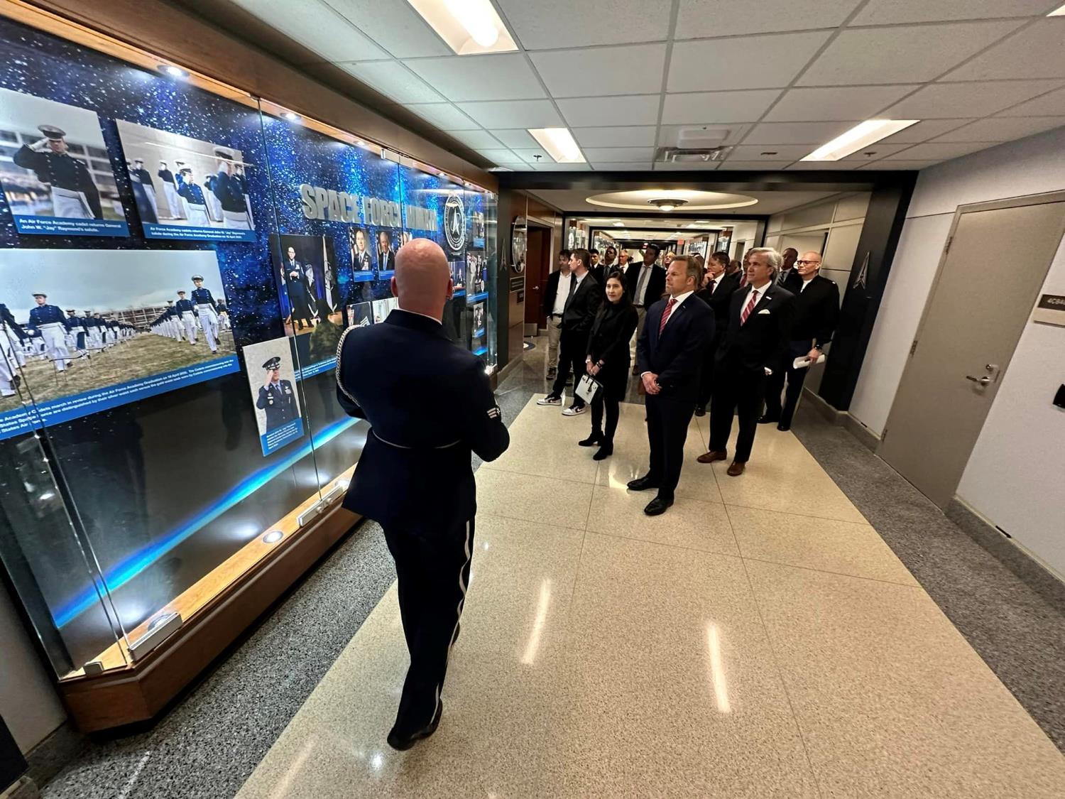 DoD board is in a exhibition