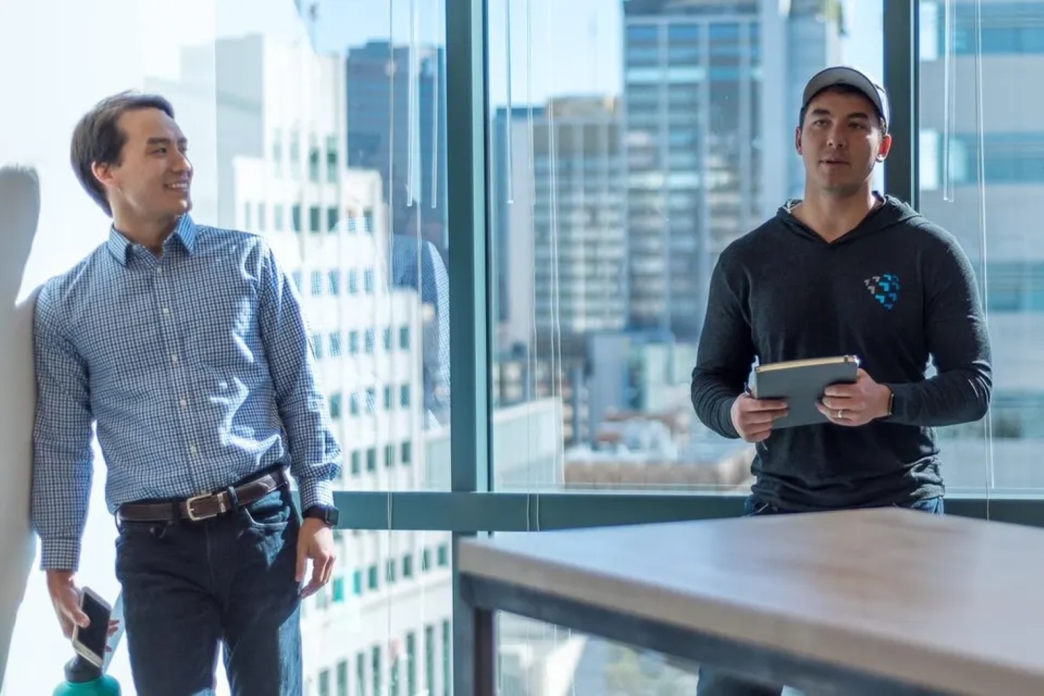 Sheild AI founders are in a meeting