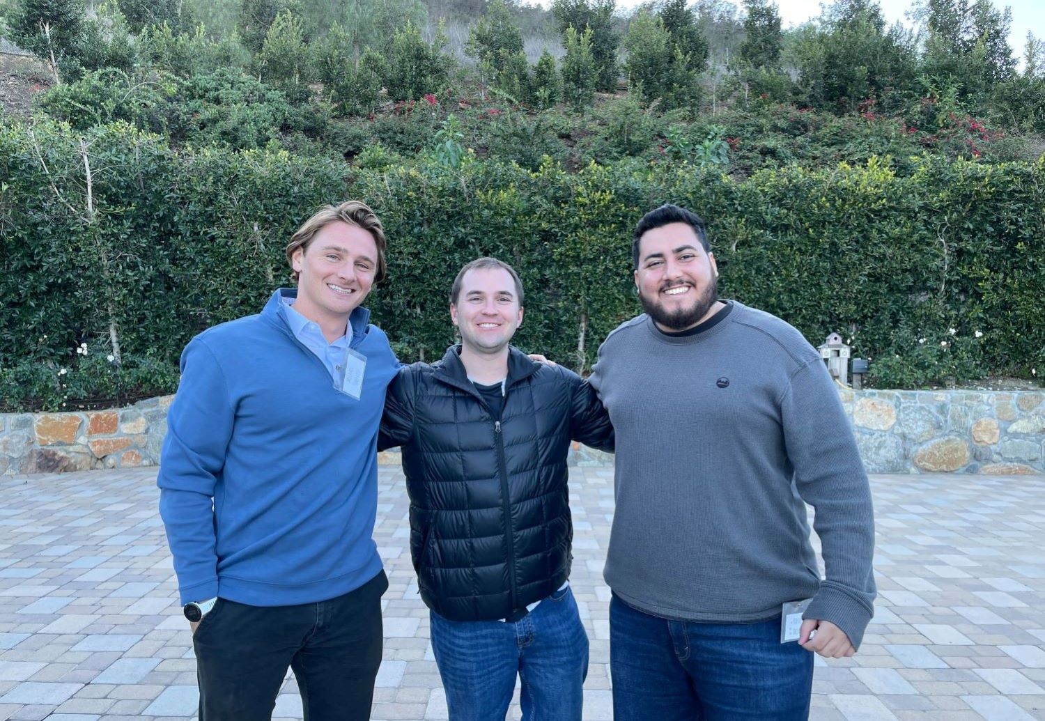 Rad AI team is taking pictures together