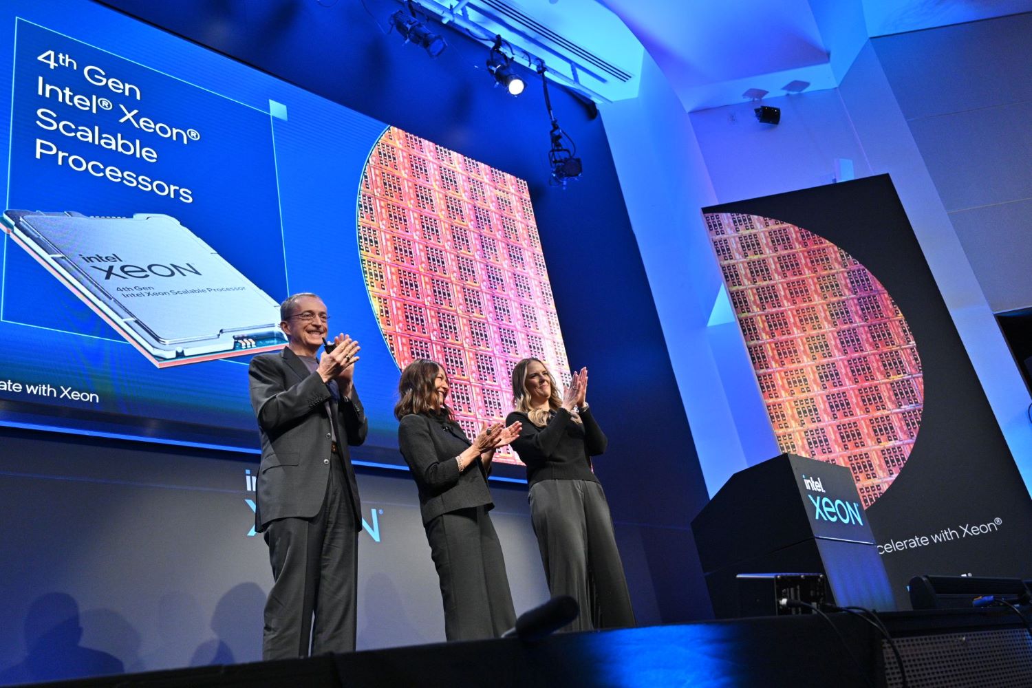 Intel CEO is in a conference