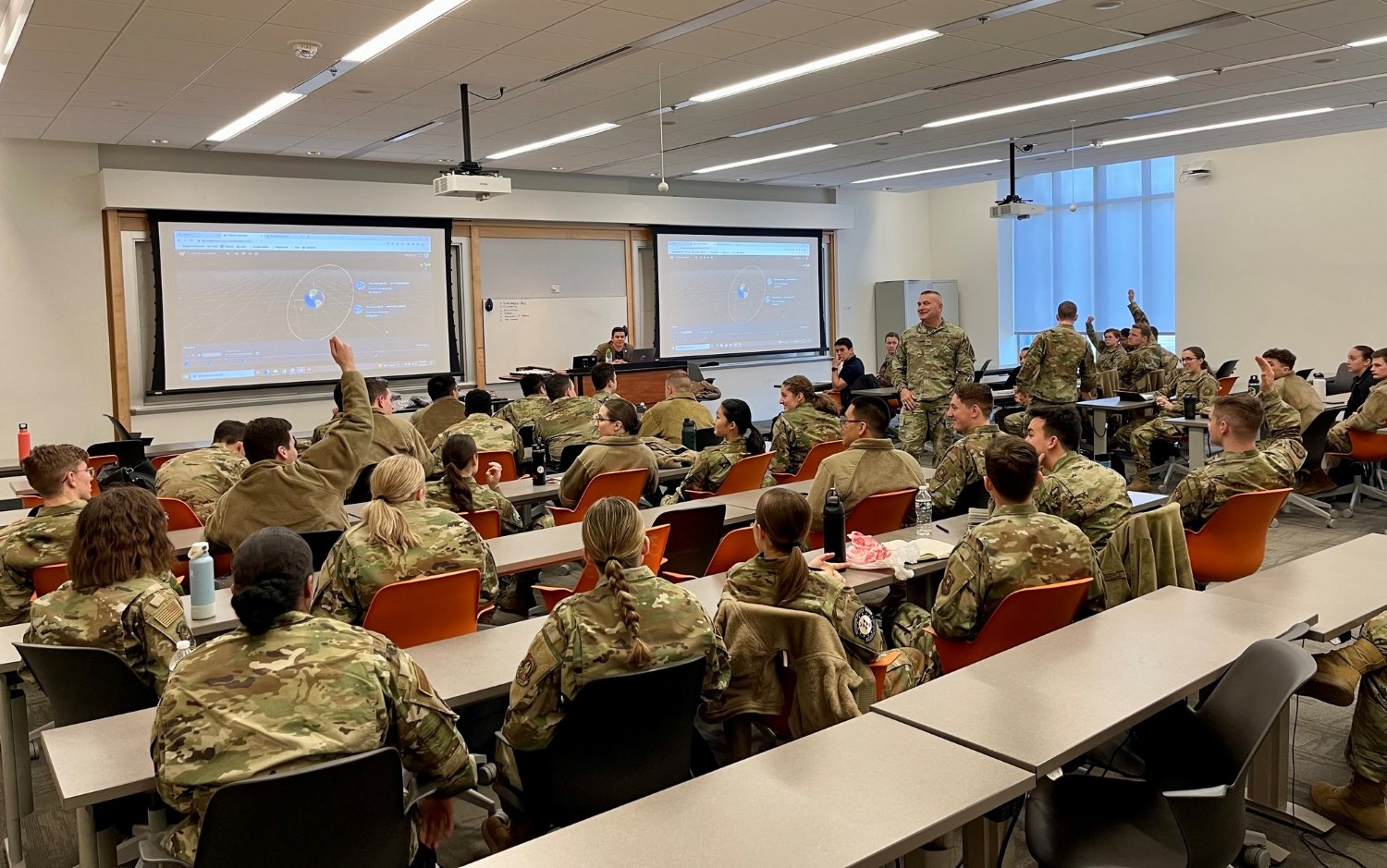 Soldiers get excited when experiencing Slingshot solution.