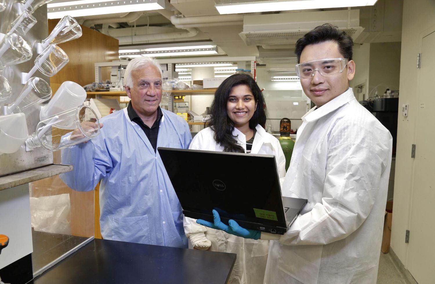 Allied Microbiota founders are in its lab