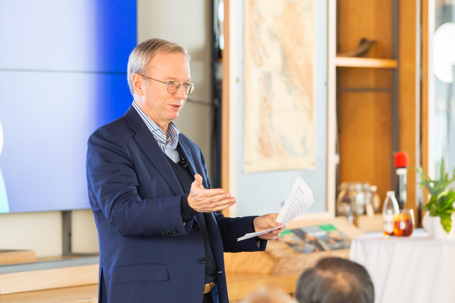 Innovation Endeavors CEO speaks at a workshop