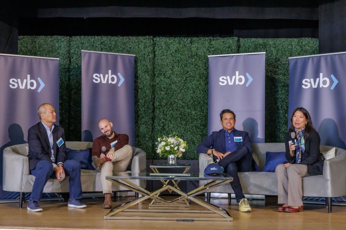SVB leadership team in a conference