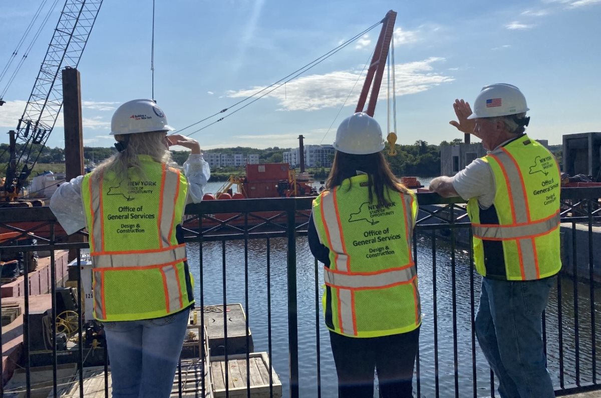Port of Albany staff collaborate with office of general services