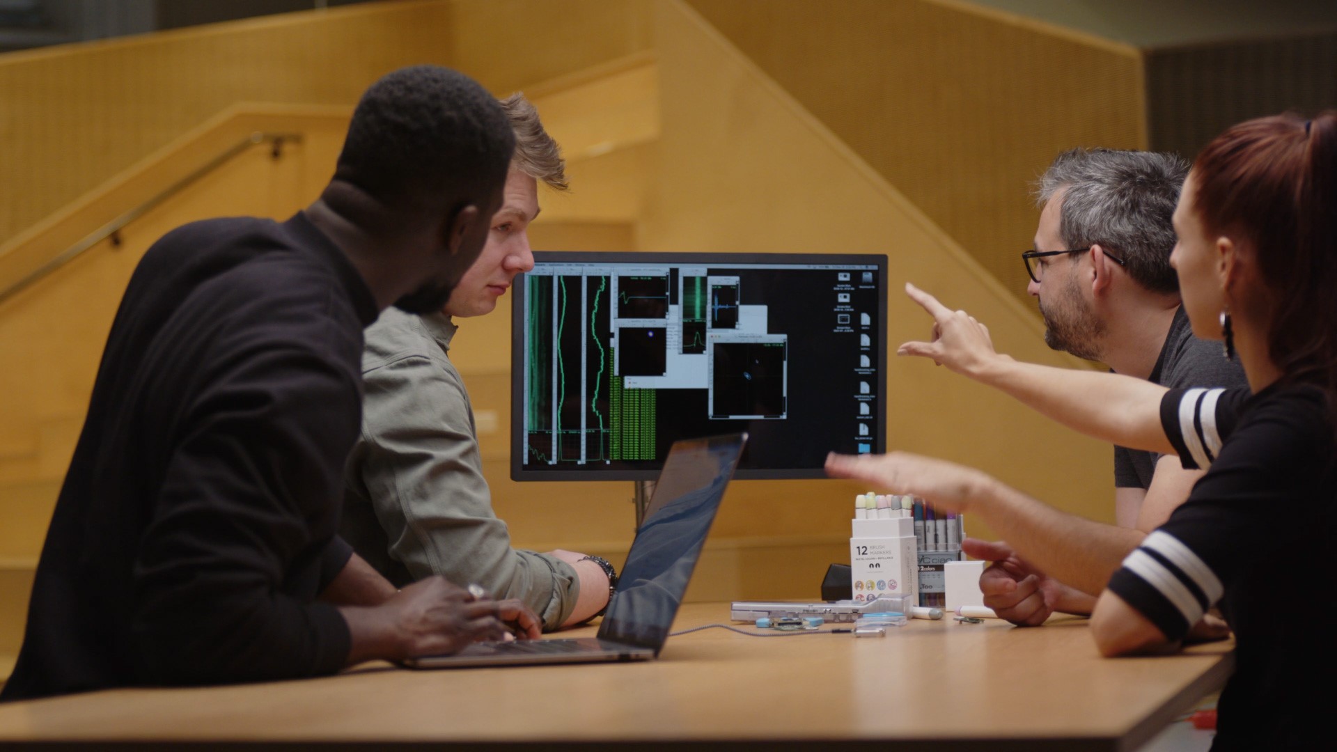 Google engineers work on projects