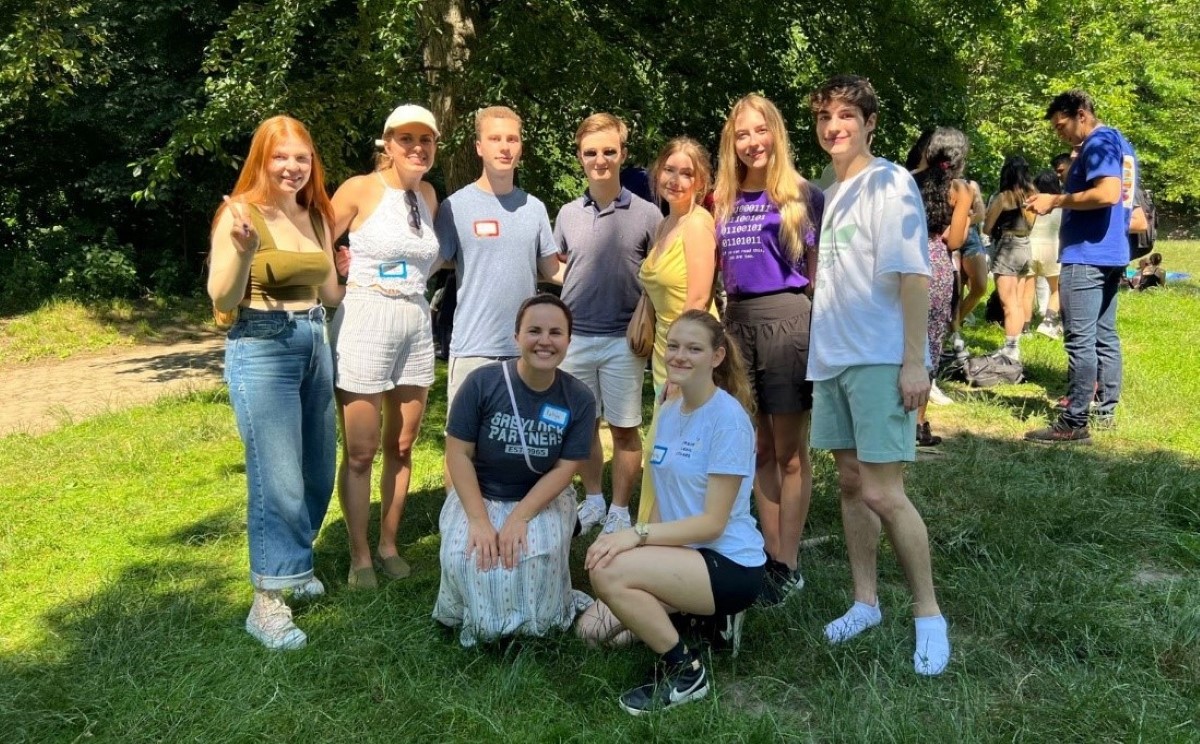 Greylock Partners team in an outdoor event
