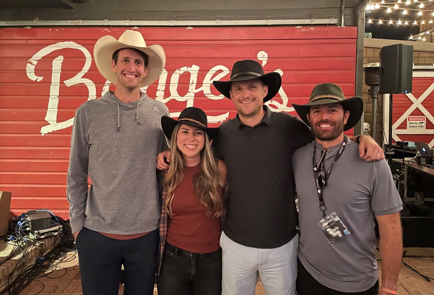 Jasper AI team in a social event in Austin