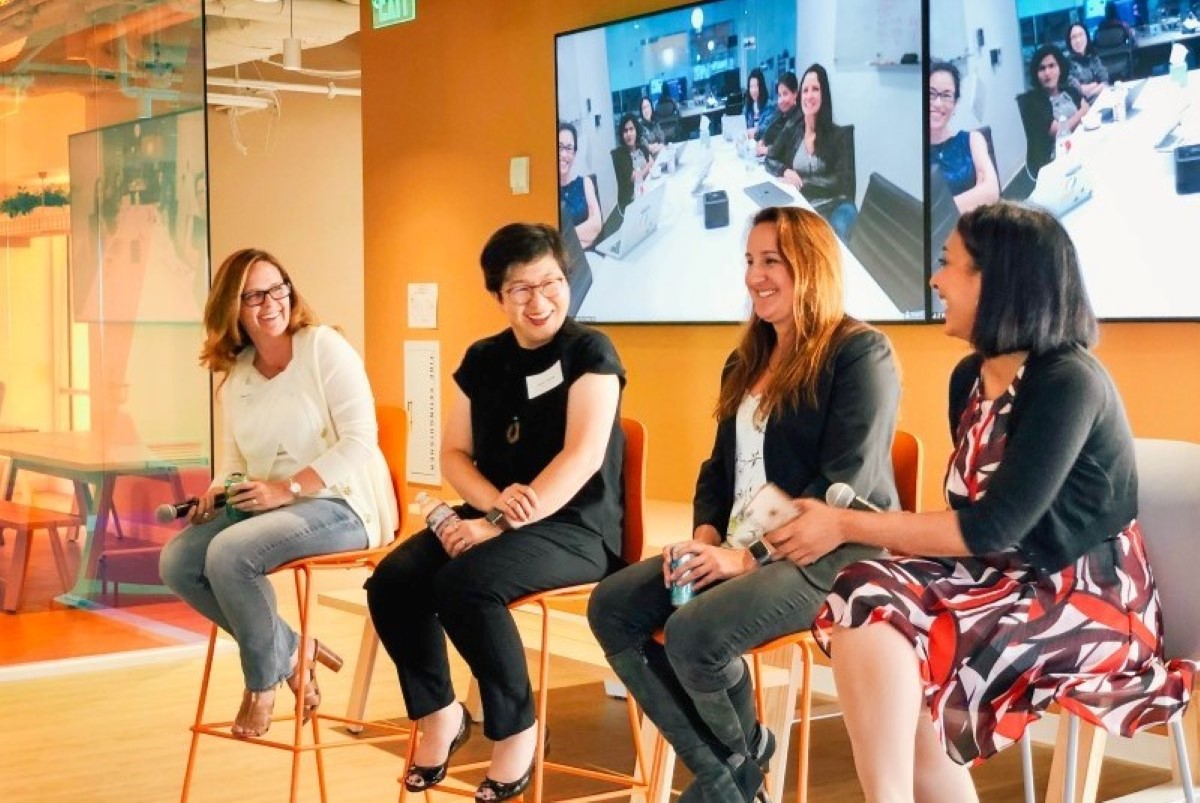 Carta team in a technical meetup event