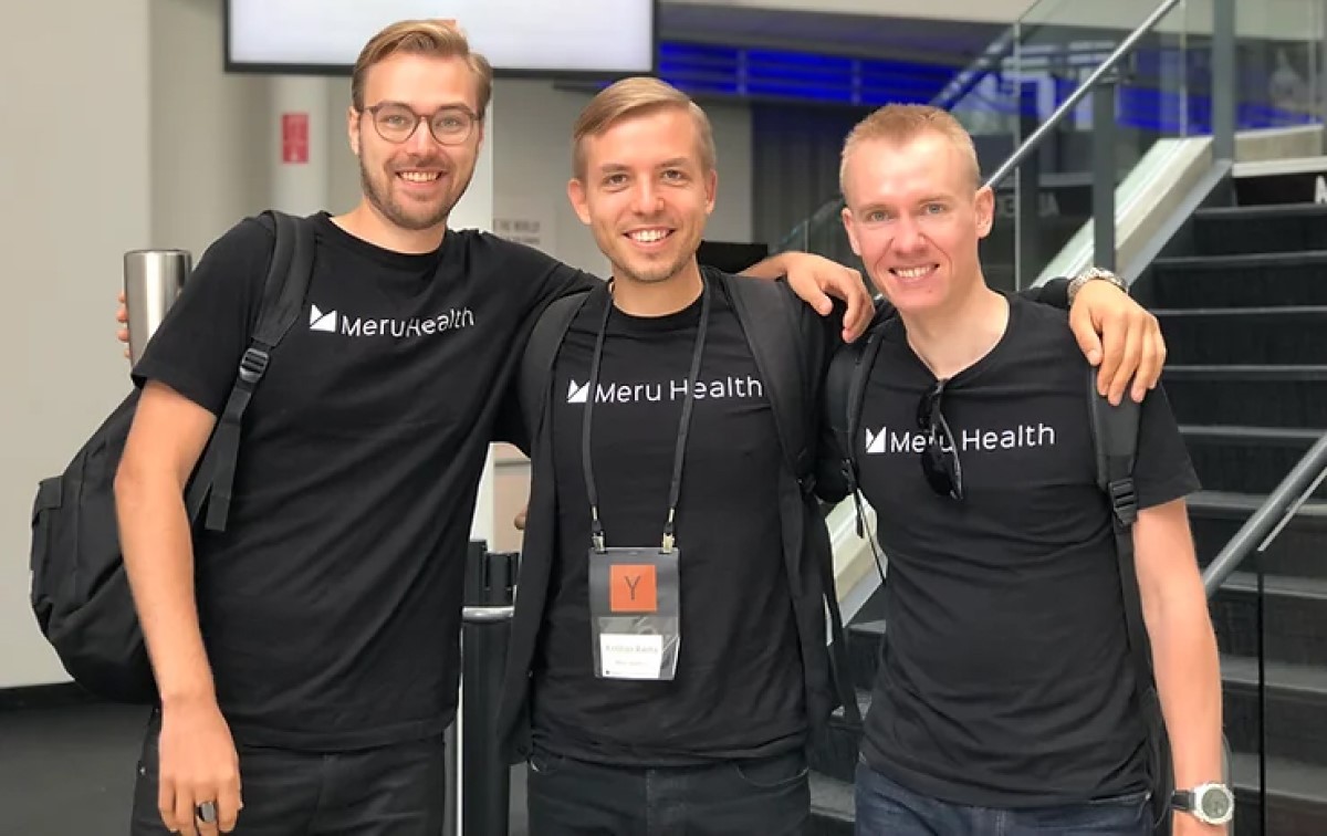 Meru Health team at the YC accelerator program