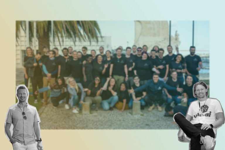 Vic.ai team at the office
