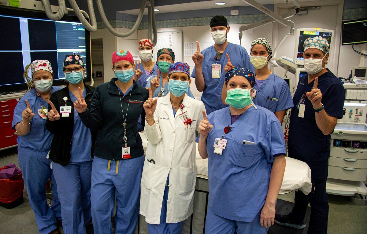 Healthcare professionals are taking a break at HCA system