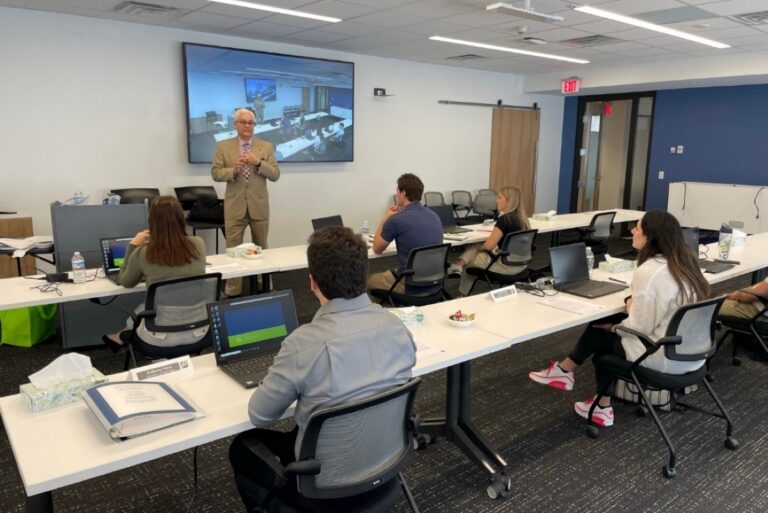 Business owners in a seminar