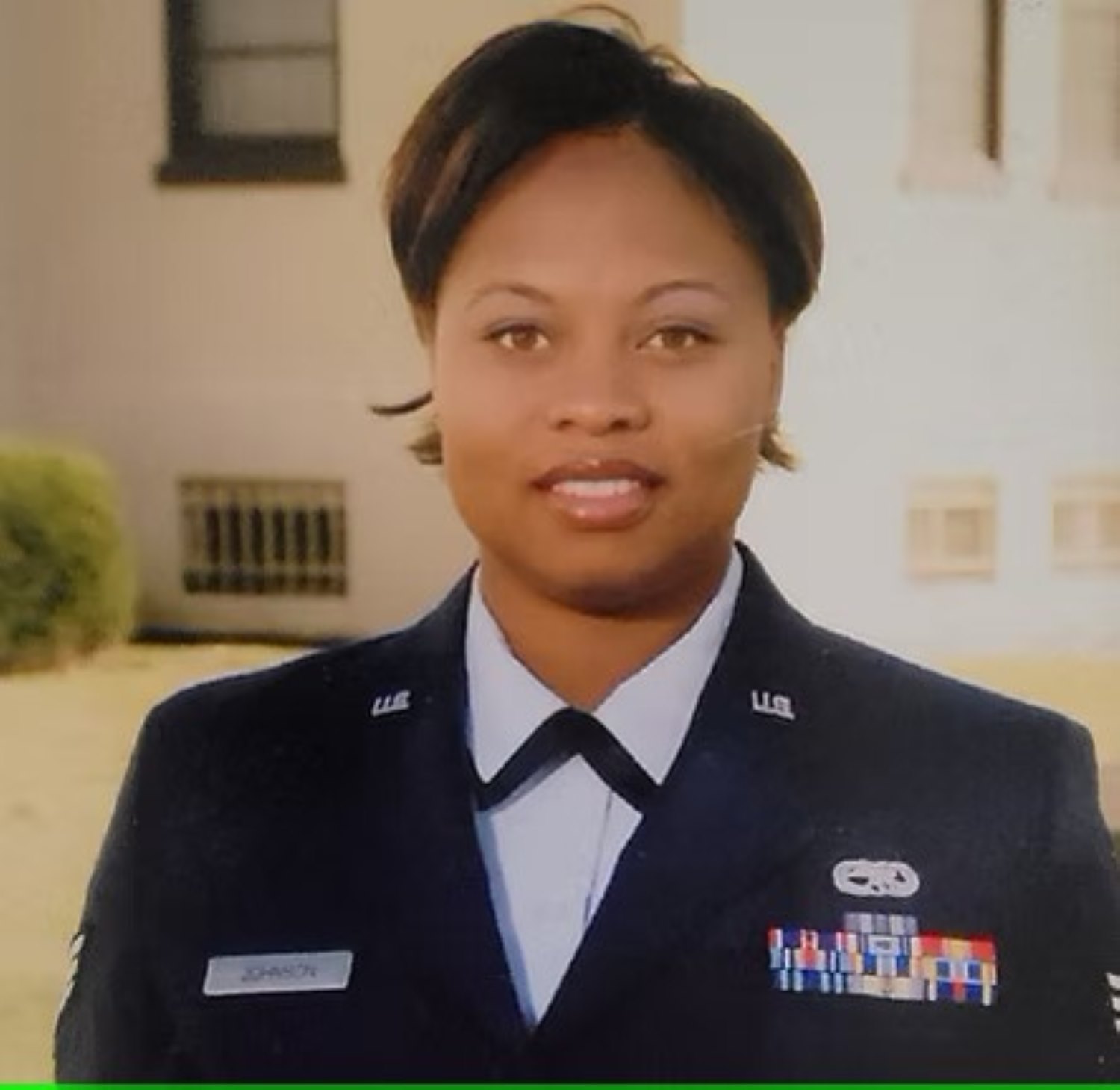 Shunquanna "Q" Woolard when she was serving in military