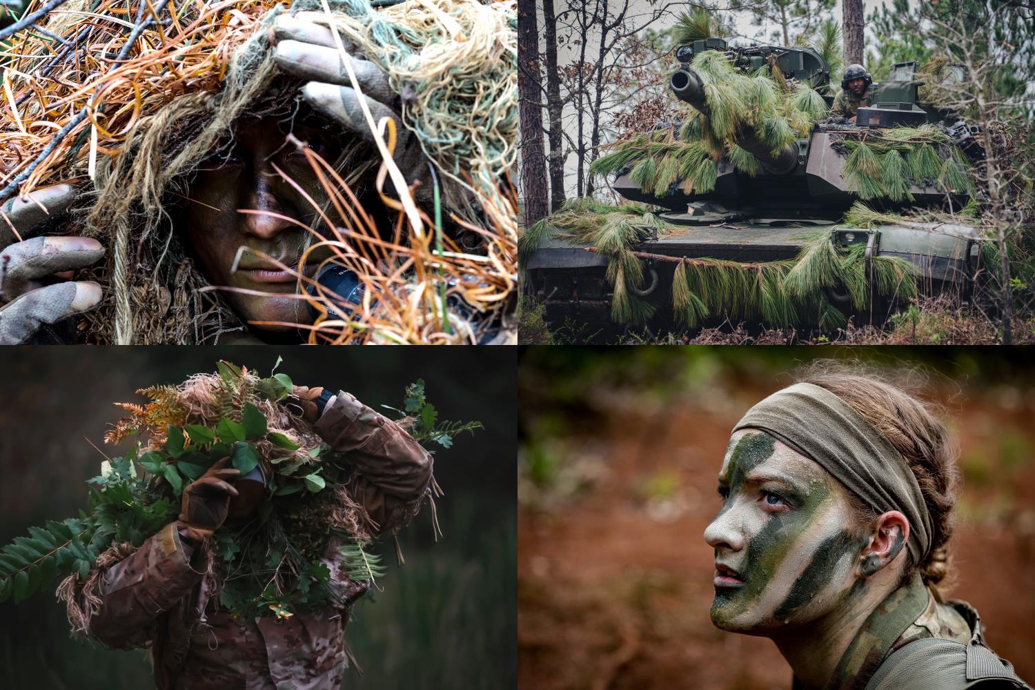 Soldiers’ Camouflage training