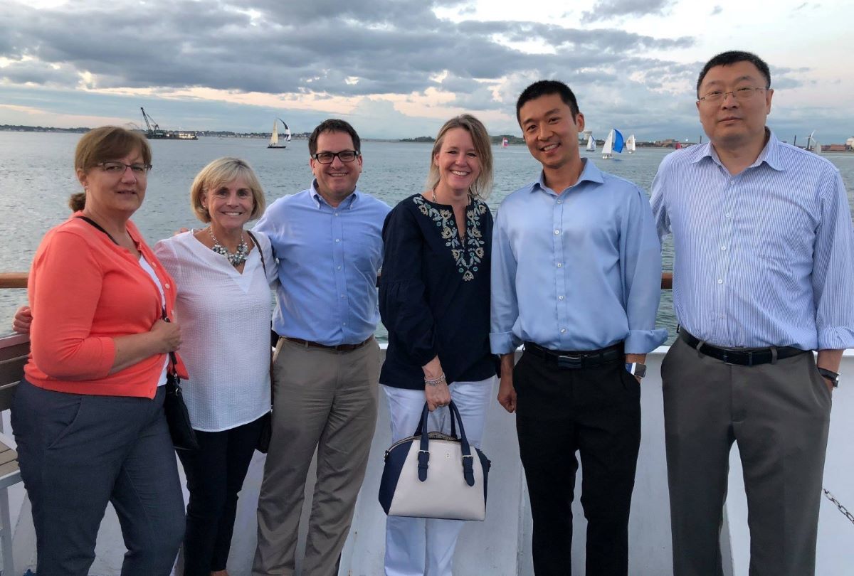 Veeva engineers and project managers in a networking event
