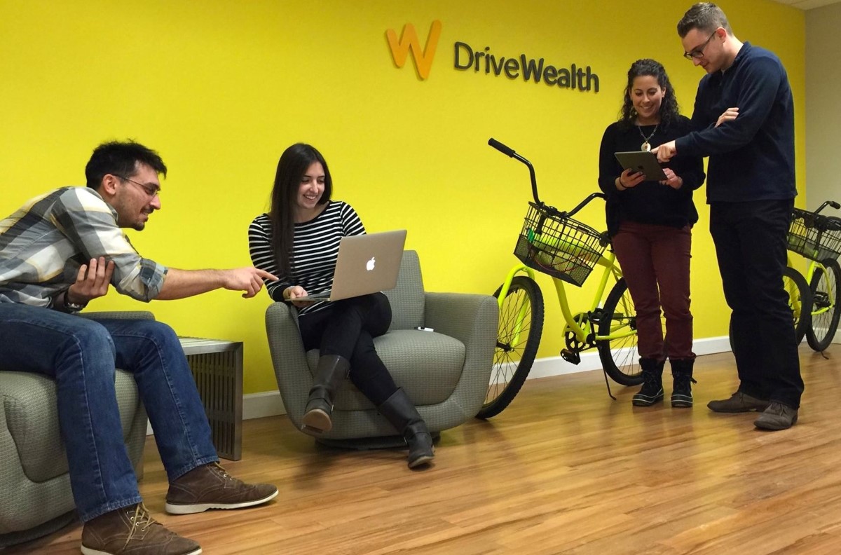 DriveWealth staff work on product