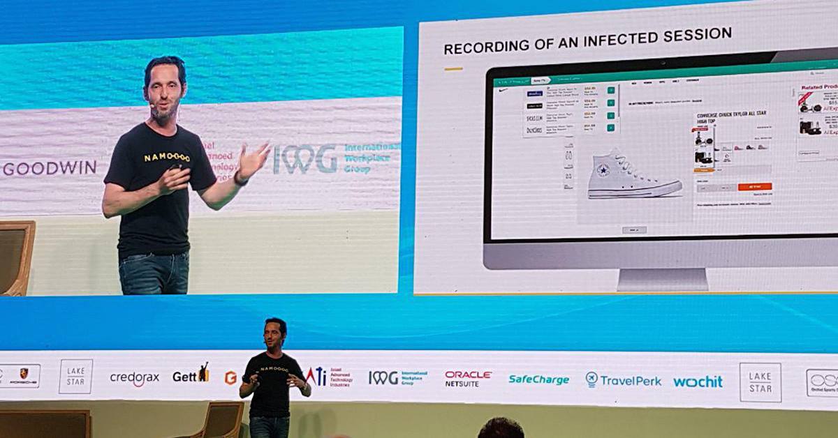 NamoGoo CEO and founder present at a conference