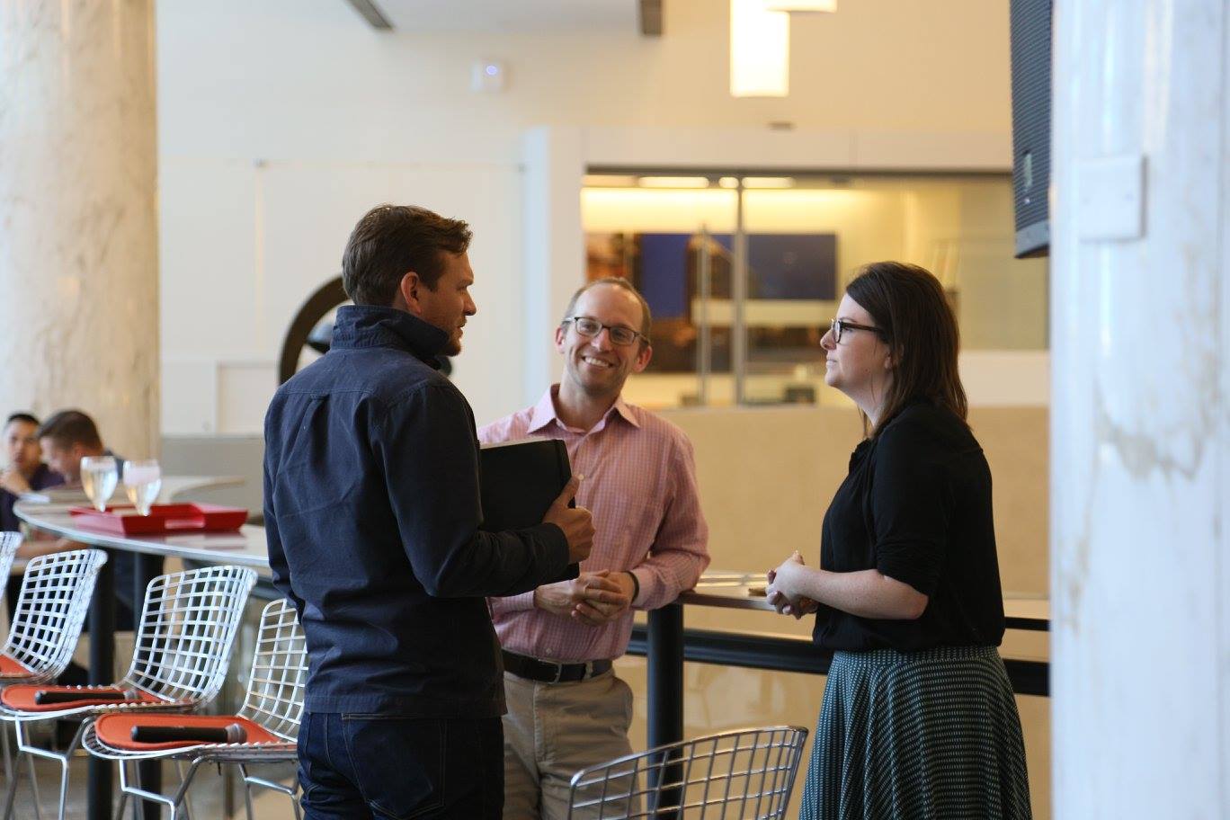 CallisonRTKL professional staff discuss during break