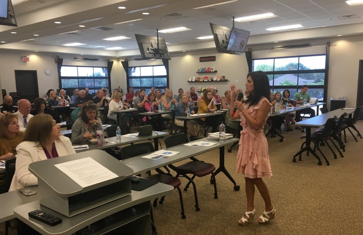 Super staff in a technical workshop