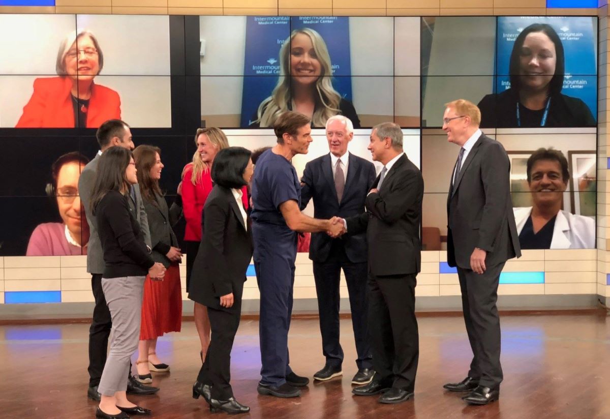 Baylor Scott & White Health leadership in a national broadcast