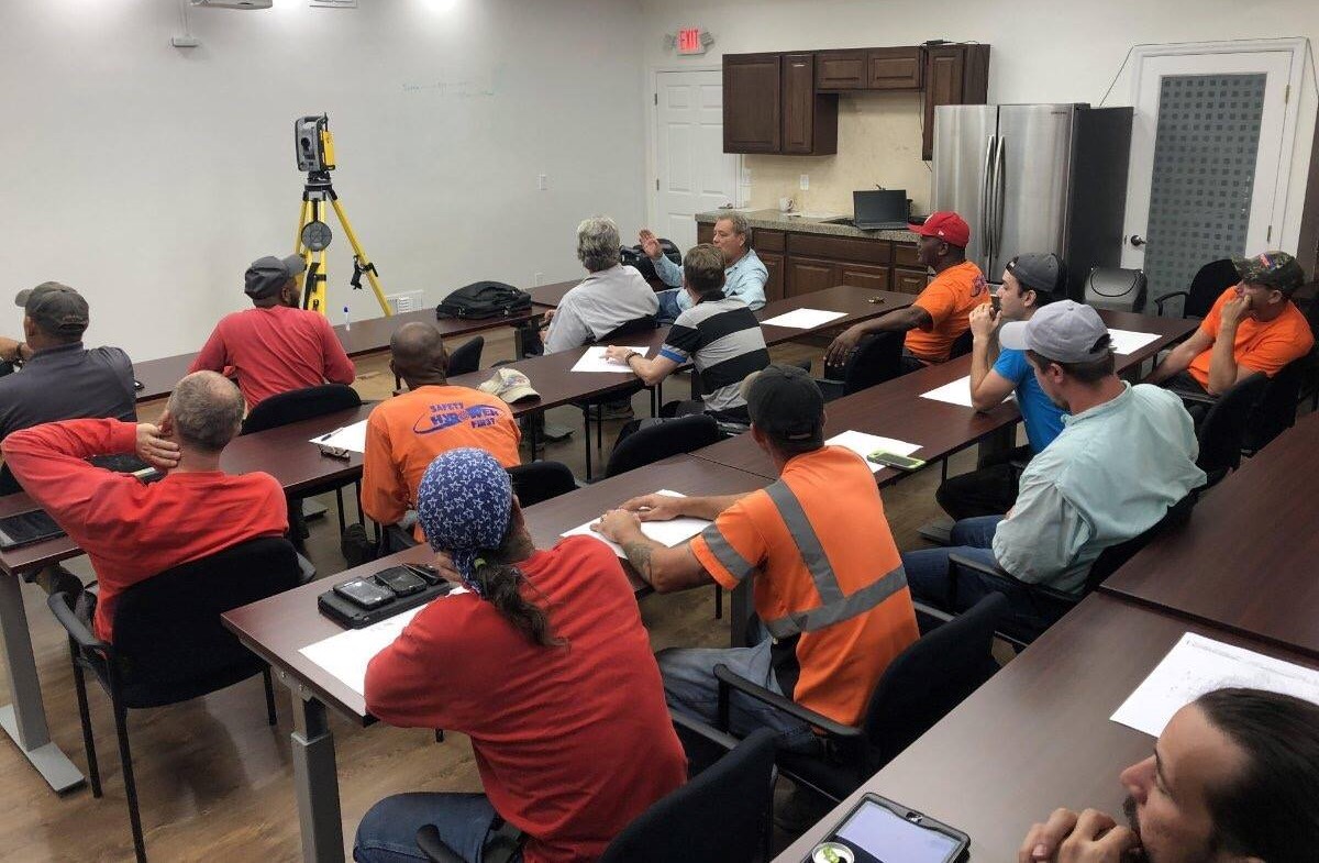 Hypower staff in a survey training workshop