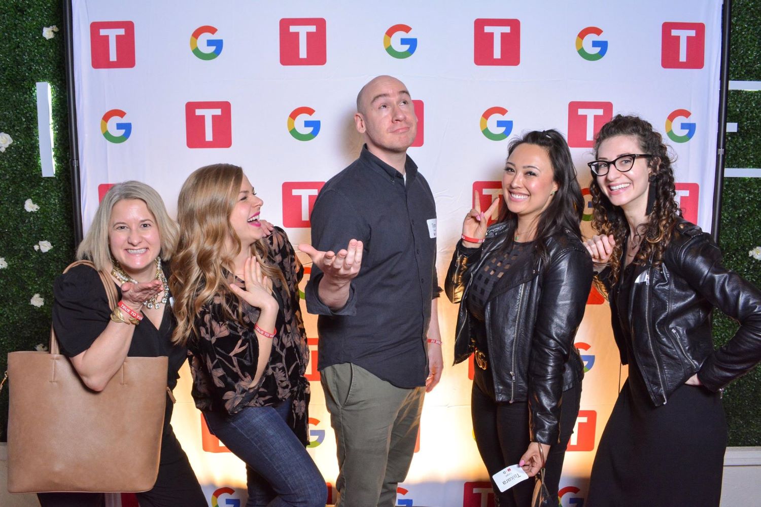 True Fit engineers at a conference