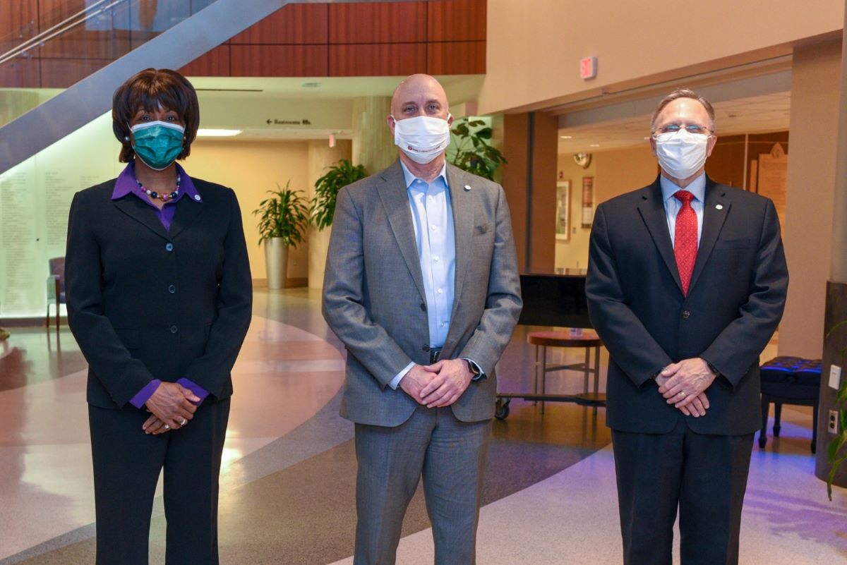 Trinity Health CEO and leadership at a hospital