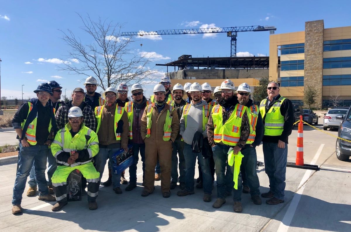 Polk Mechanical staff at the hospital facility