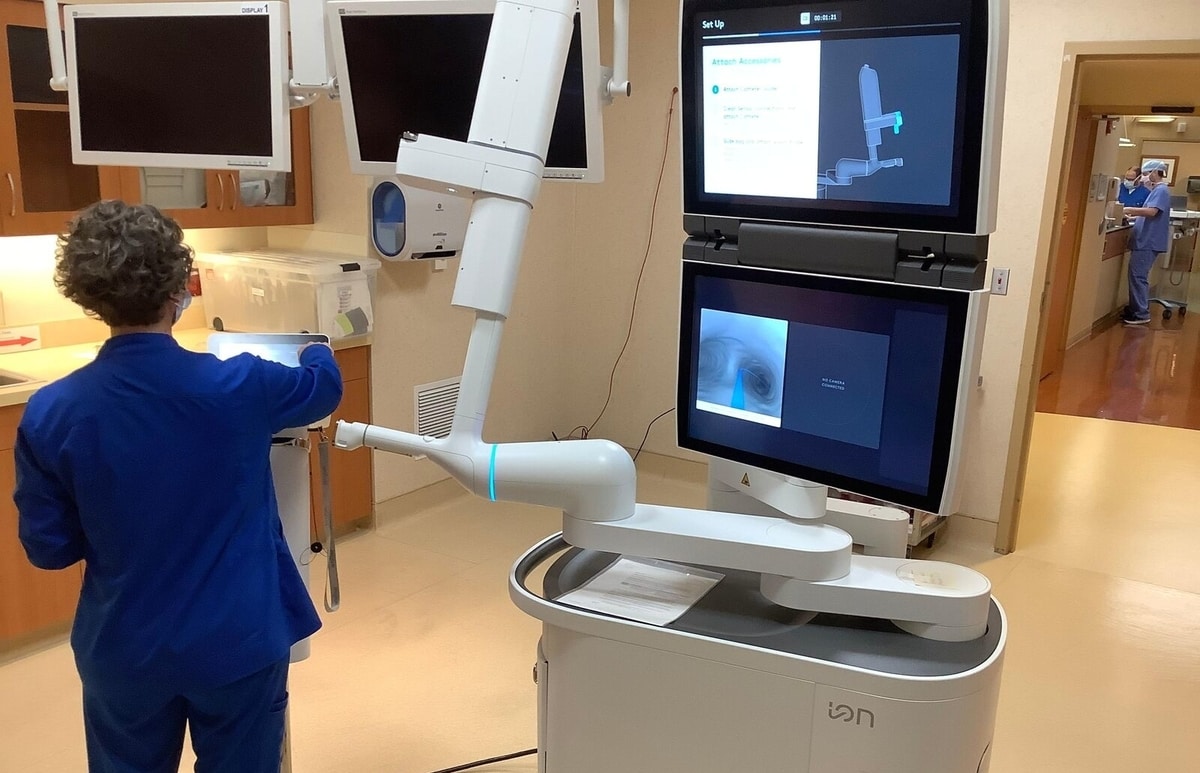 Ascension staff check scanner machine