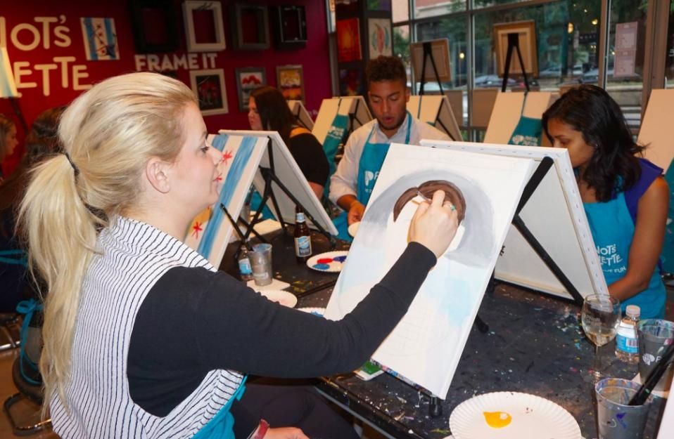 FourKites staff in a creative session