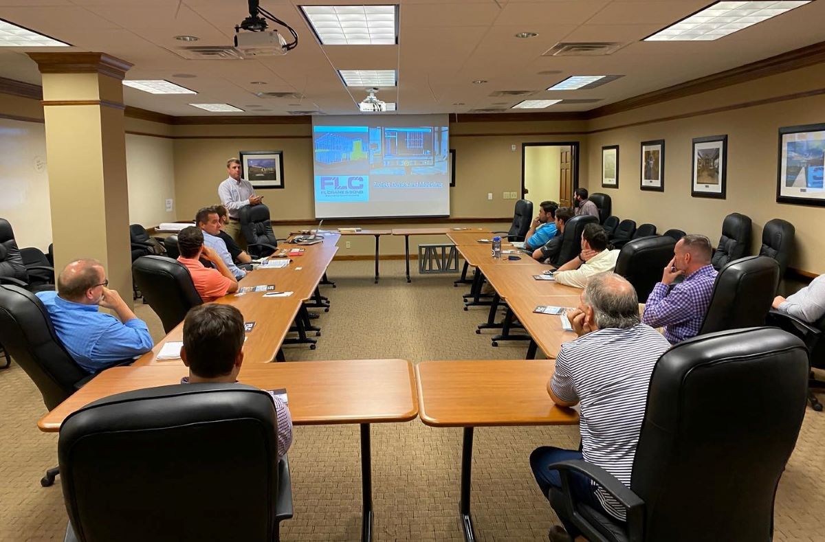 FL Crane & Sons staff in a training session